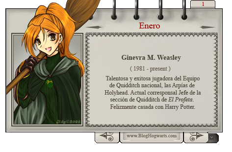 Ginny Weasley – Mago del Mes Enero