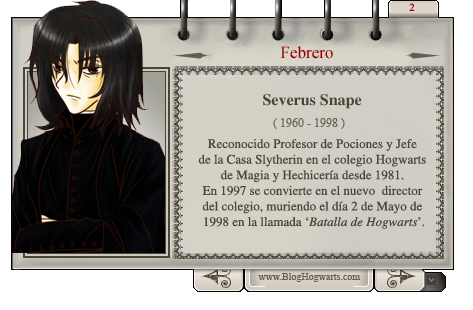 Severus Snape – Mago del Mes Febrero