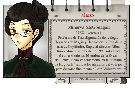 Minerva McGonagall – Mago del Mes Marzo