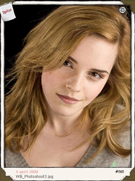 Tercera FotografÃ­a Oficial de Emma Watson por Warner Bros.