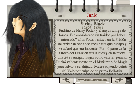 Sirius Black – Mago del Mes Junio