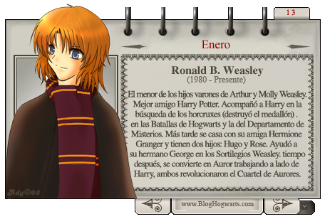Ron Weasley – Mago del Mes Enero