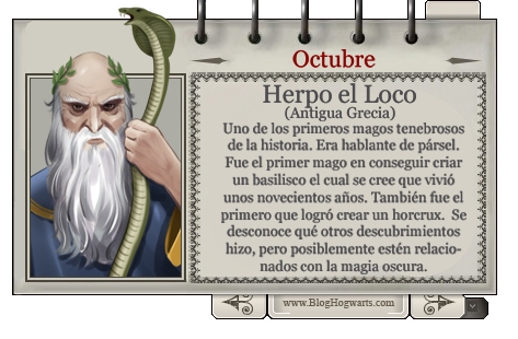 Herpo el Loco â€“ Mago del Mes Octubre