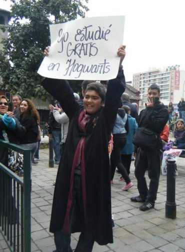 Chile: «Yo estudiÃ© gratis en Hogwarts»